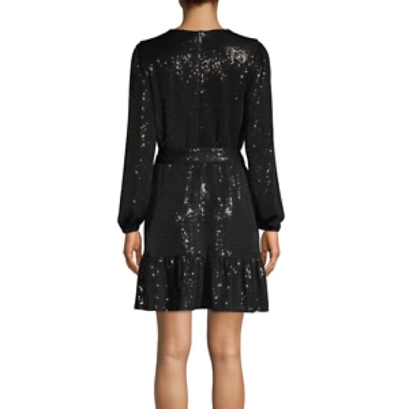 New Michael Kors Black Mirrors Crossover Dress 🖤 - Picture 9 of 14